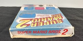 NES Nintendo Super Mario Bros 2 Game Box Foam Bag Manual ONLY 