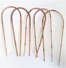 5 pcs 18" Bamboo U Hoops Trellis Support Flower Garden Stakes