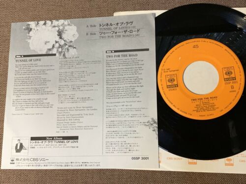 BRUCE SPRINGSTEEN Tunnel Of Love JAPAN 7" SINGLE 05SP3001 w/PS former Rental - Picture 2 of 5