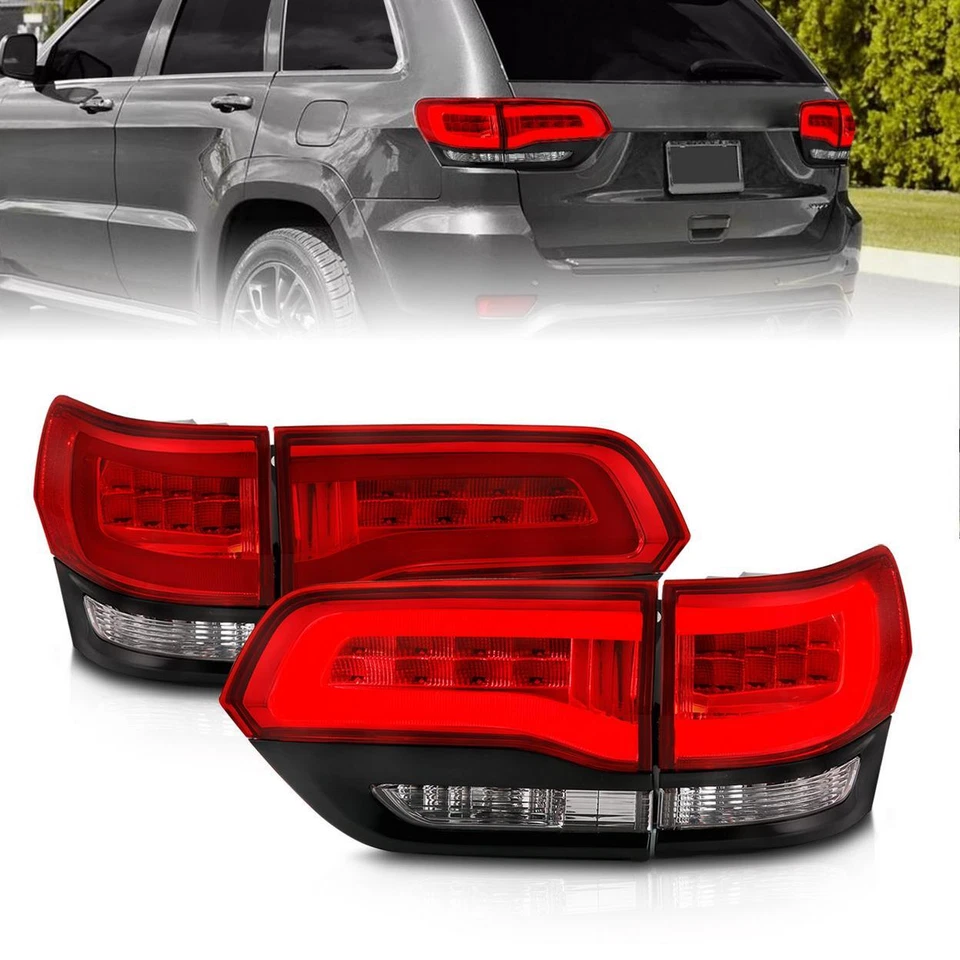 Juego de luces traseras Anzo - Se adapta a: Jeep Grand Cherokee 2015-2016, Jeep Grand Chero 2014 Foto 3 de 4