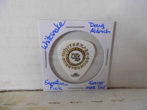 WHITESNAKE "DOUG ALDRICH" SIGNATURE GUITAR PICK~READ DESCRIPTION #23~11