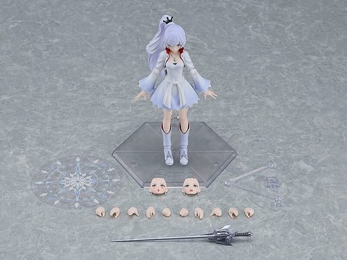 figma 599 RWBY: Ice Queendom Weiss Schnee Painted plastic Figure M06884 NEW - Picture 8 of 9