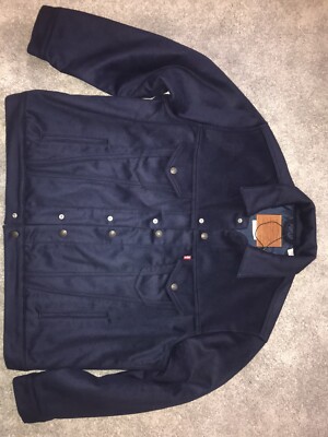 Levi s Trucker Mikrofaser Naviblue