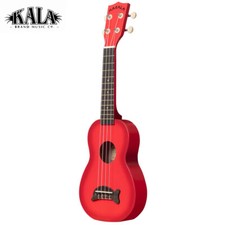Kala Makala Series MK-SD/RDBURST Redburst Soprano Ukulele with Dolphin Bridge