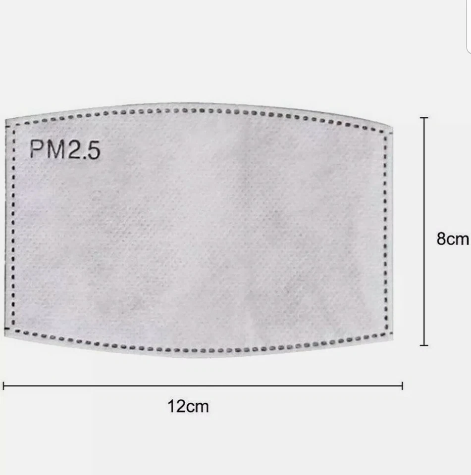 Atemmaske Gesichtsmaske Waschbar Maske mit 2 Filter & Ventil M9 - Bild 3 von 3