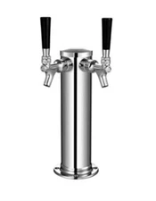 Talos Column Tower 2 Tap Draft Beer 3” Tower
