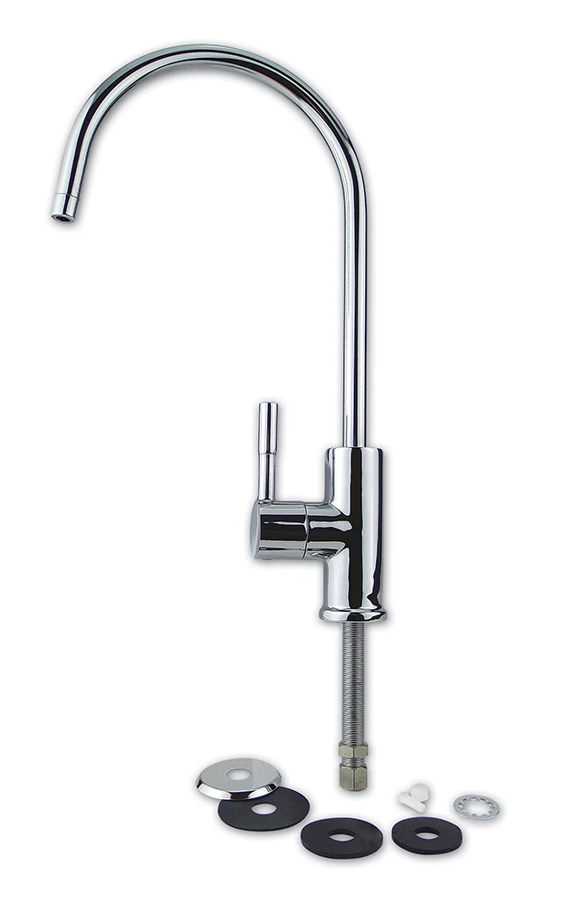 Chrome Swan Neck Tap Faucet for all Drinking Water Filter Systems
