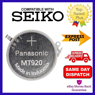 PANASONIC MT920 RECHARAGEABLE WATCH BATTERY FOR