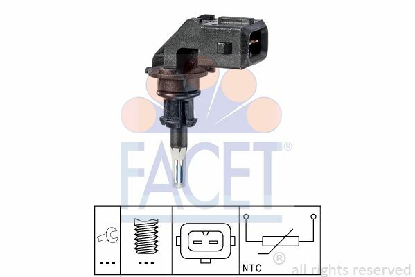 Facet Sensor,Ansauglufttemperatur FüR BMW 6Er (E63,E64); BMW X6 (E71,E72)-image