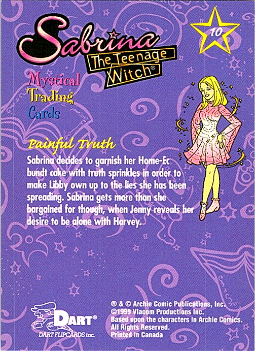 1999 Dart Sabrina The Teenage Witch - Pick Choose Your Cards - Picture 7 of 35