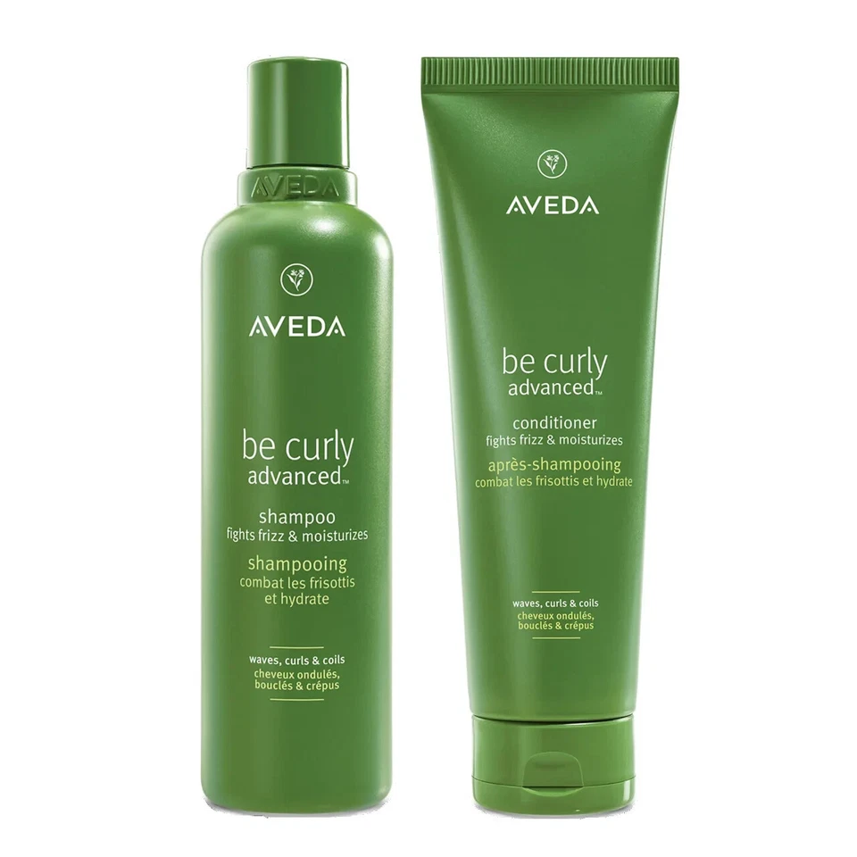 Aveda BE CURLY Shampoo & Conditioner & Curl Enhancer Cream 3.4 Oz Trio Pack New - Image 2 of 4