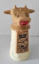 Moo Cow Creamer by Whirley Industries Warren PA USA. VTG '60s Plastic Pour Cream