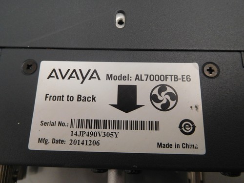 Avaya VSP 7024XLS AL700001X-E6 24-Port SFP+ Gigabit Switch w/ 7008XLS-MDA 1x PSU - Picture 8 of 12
