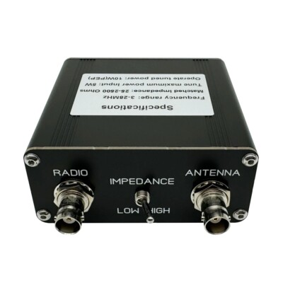 チェヒーナ QRP Z-match 5W Manual Antenna Tuner 3-28 MHz | eBay