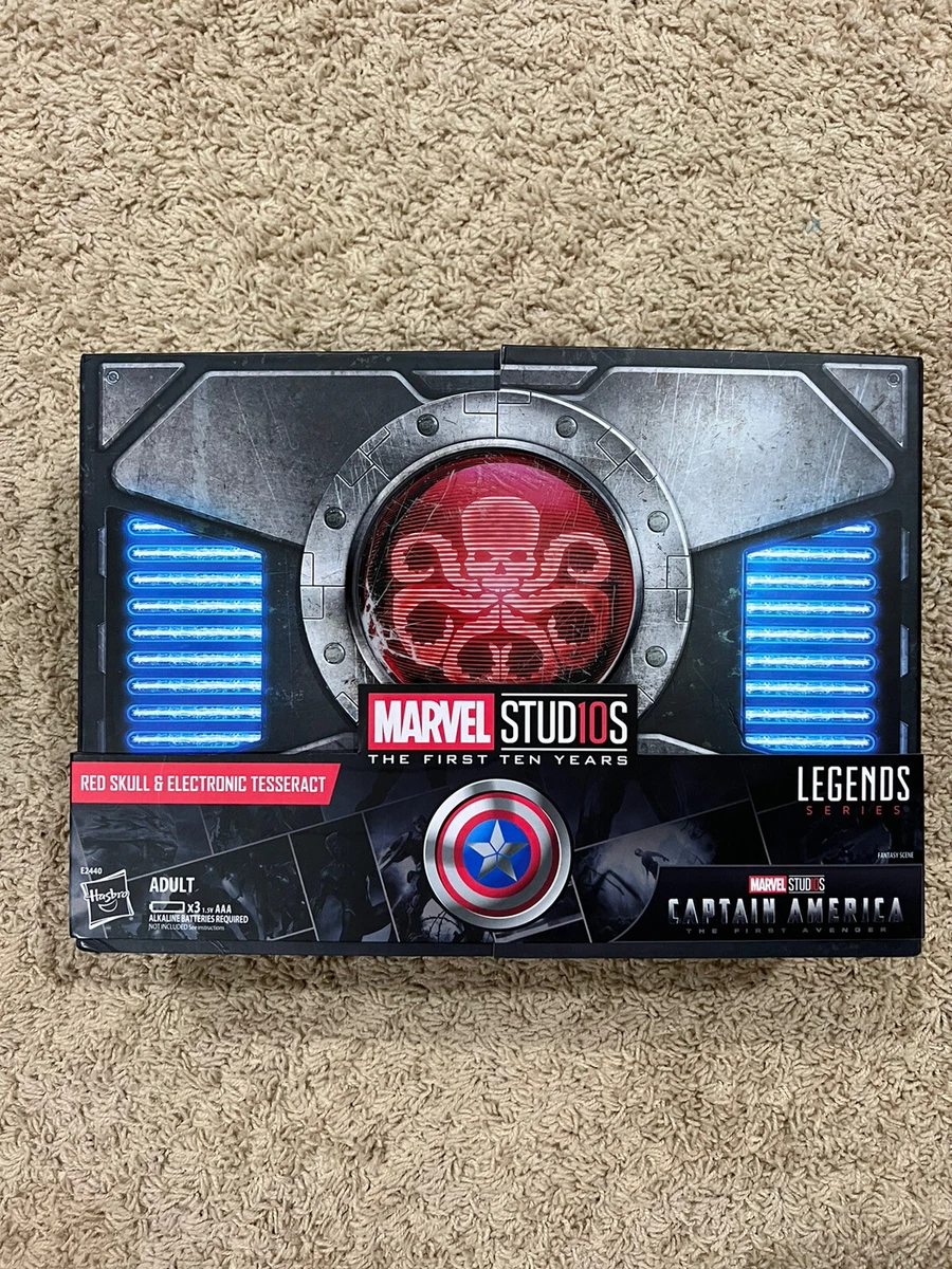 Red skull hotsell and electronic tesseract