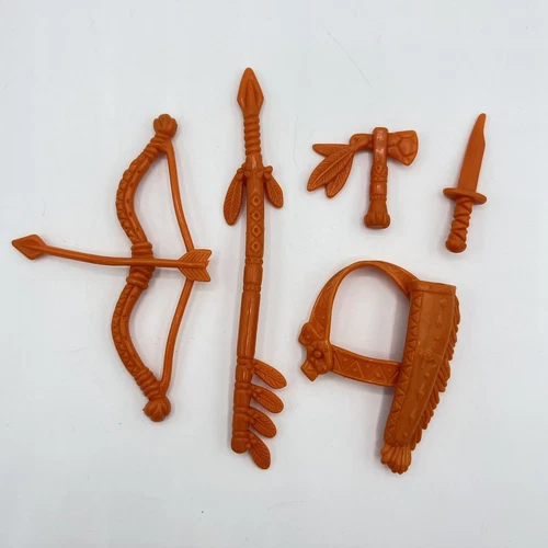 TMNT Vintage Wacky Wild West Indian Chief Leo Weapons Accessories Lot 1992