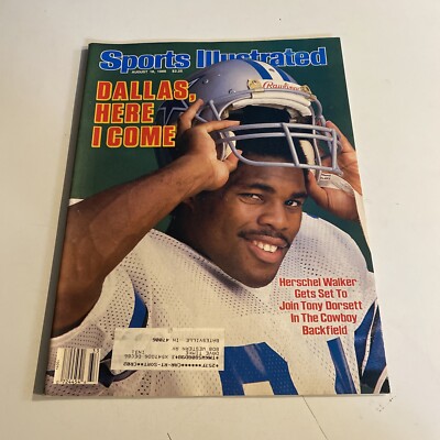 1986 August 18 Sports Illustrated Magazine The Cowboys Backfield (CP139)