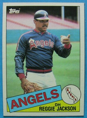 REGGIE JACKSON, 1985 TOPPS #200