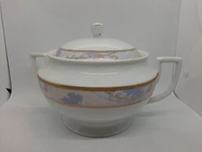 VTG Royal Doulton "Woodstock" Blue TC 1152 Soup Tureen Covered Dish