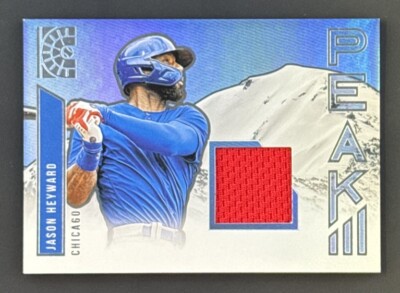 2022 Capstone Jason Heyward Peak Relic Chicago Cubs Card #PM-JH