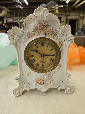 JUNGHANS Porcelain Alarm Table Clock
