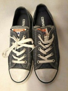 blue and grey converse
