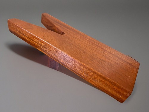 BOOT JACK Handmade Beefy Walnut Wood Wide 13.25” X 5”Cowboy Boot Remover #B - Picture 5 of 6