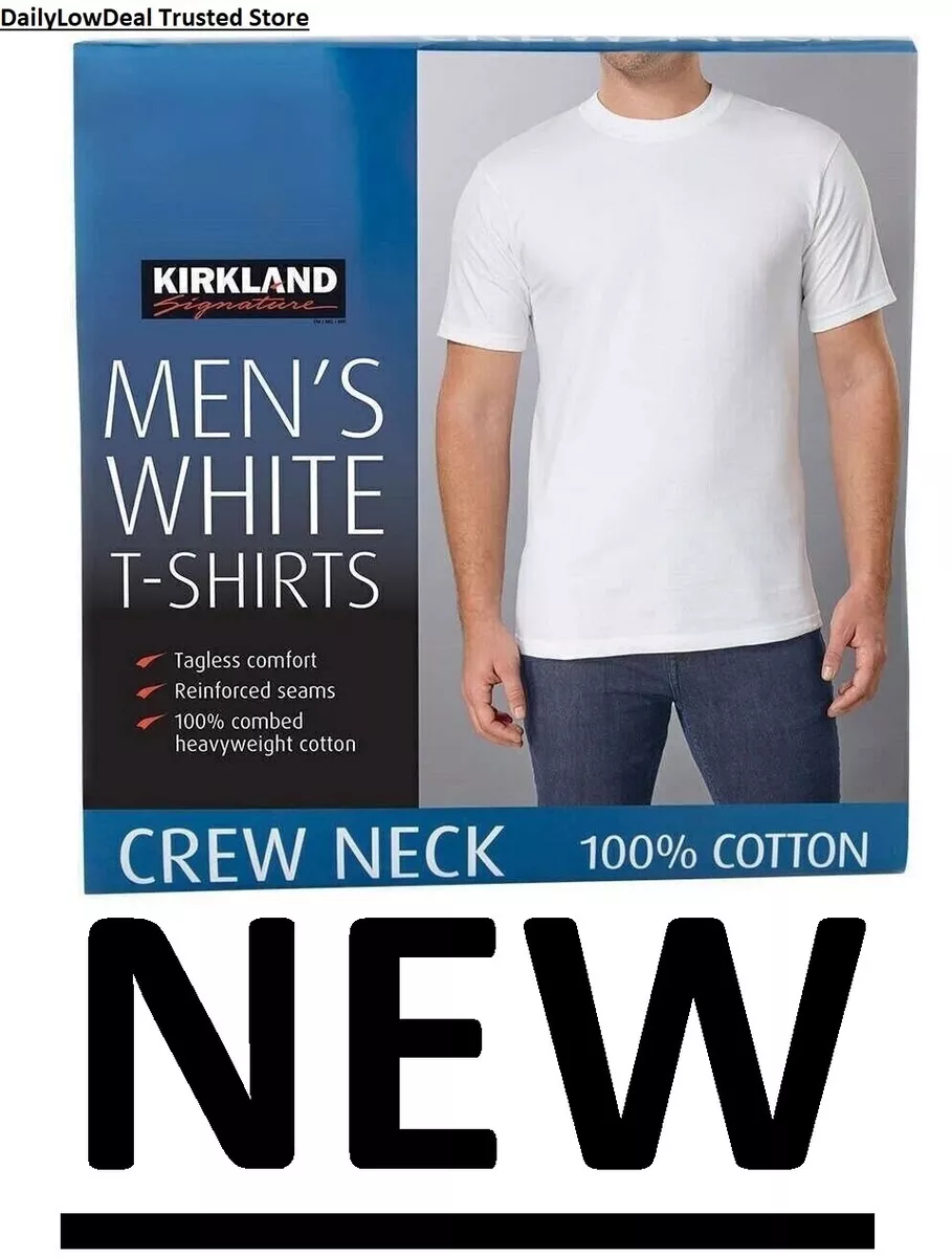 kirkland mens white shirts