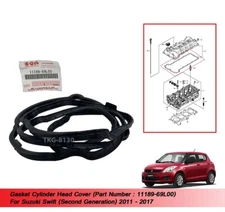 Gasket Cylinder Head Cover 11189-69L00 For Suzuki Swift 2011 2012 - 2017