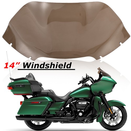 Parabrisas Smoke 13,5"" ondulado para Harley Road Glide FLTR FLT 2015-2024 - Imagen 10 de 19