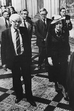 British Prime Minister Margaret Thatcher with Michael Foot Denis H- Old Photo