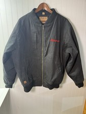 VTG Snap-On Tools Workwear Canvas Bomber Work Jacket Insulated Tough Durable L