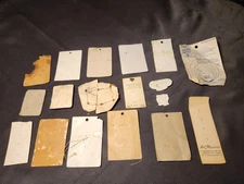 VINTAGE LOT OF 18 Button Cards - Prims / Le Chic / Lansing / Streamline / & More