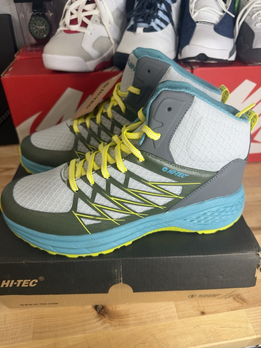 Hi-Tec CH80046M Mid Yellow Black Trail Hiking Shoes Men\'s Size 9 Hi-Tec CH80046M Mid Yellow Black Trail Hiking Shoes Men main image 3