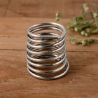Solid 925 Sterling Silver Band & Statement Ring Handmade Ring All size R-43