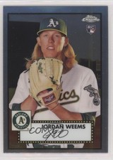 2021 Topps Chrome Platinum Anniversary Jordan Weems #139 0b3