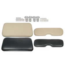 Golf Cart Front Seat Back & Bottom Cushion For EZGO Medalist TXT 94-13 Hardware