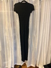Windsor Sheer Lace Maxi Dress Black Size Small | NWT | Curve-Hugging Chic