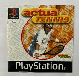 Actua Tennis Review Version with manual - Sony PlayStation PSone Not for Resale