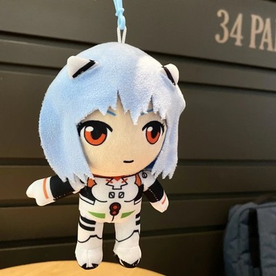 Neon Genesis Evangelion Rei Plugsuit 8'' Plush Doll AUTHENTIC Licensed NEW!