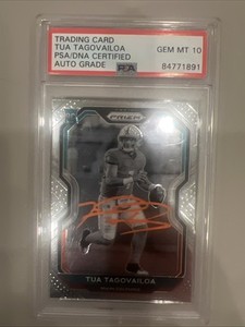 2020 Panini Prizm Sp #339 Tua Tagovailoa RC Rookie Auto