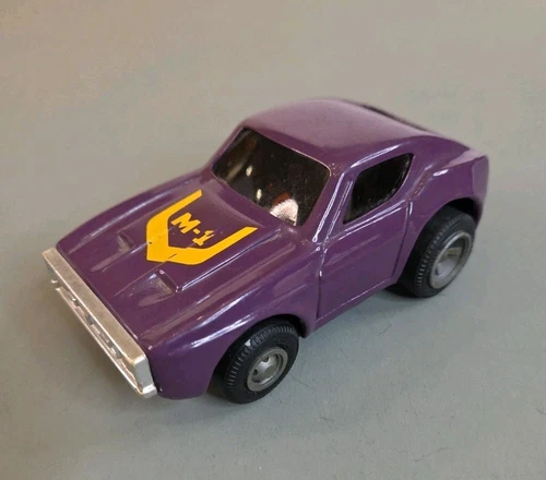 Vintage Tonka Purple M-1 Pressed Steel Friction 2d Car Made In Japan 1970's