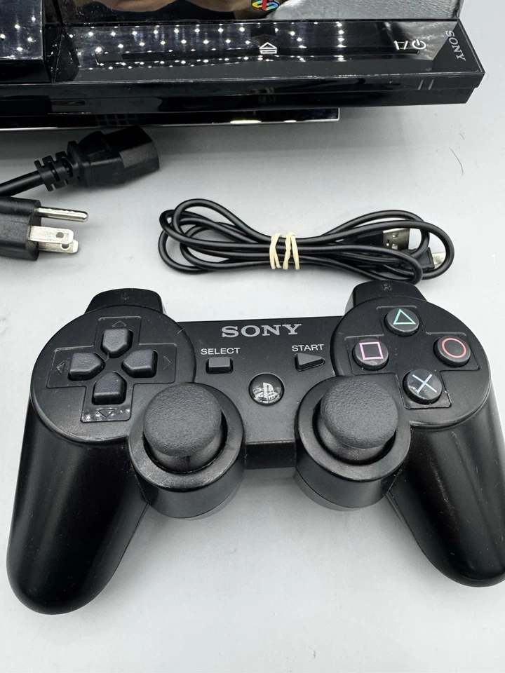 Playstation 3 Backwards Compatible 80GB CECHA01 SERVICED Fat PS3 PS2 PS1 Low Hr - Image 2 of 4