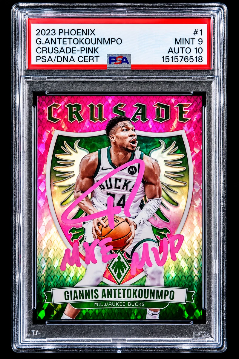 Giannis Antetokounmpo Professional Sports Authenticator (PSA