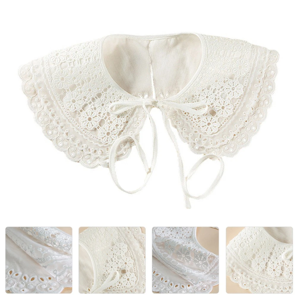 VETEMENTS 1Pz Ricamo Collare Pizzo Camicia Collo Abito Scollo Accessorio Abbigliamento