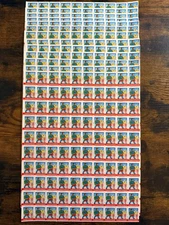 Huge Lot 90+ Vintage Christmas Seal FULL SHEETS 1942–1990s ALA Rare Early