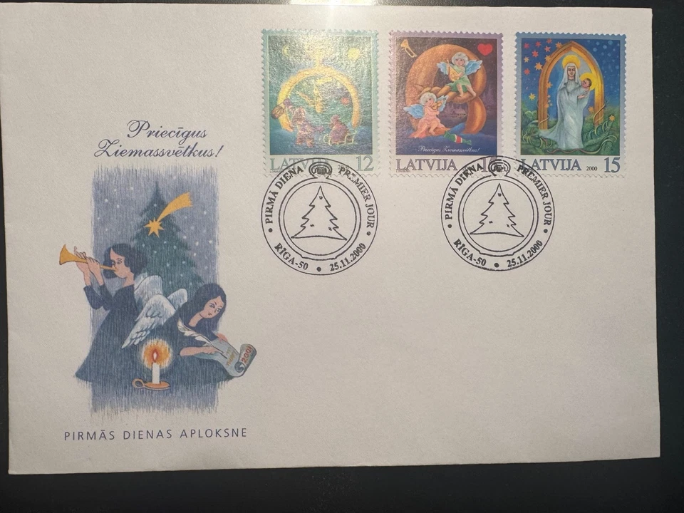 Latvia, Lettland, 15 FDC from 2000 year - Image 4 of 4