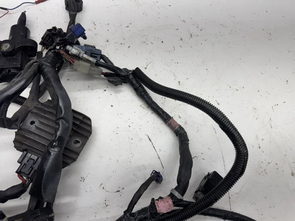 Yamaha YZF R6 R6R 2008-2016 motor principal cableado arnés telar de cables Foto 3 de 4