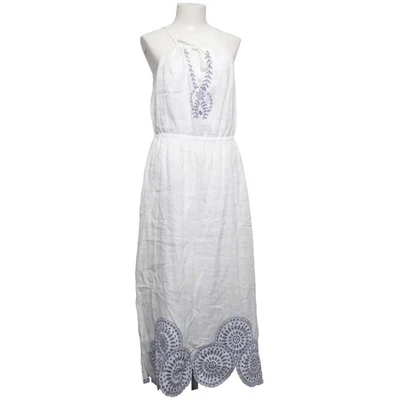 J.Crew, Maxikleid, Größe: 40, Weiß/Blau, Baumwolle/Leinen/Polyester #Own - Bild 1 von 4