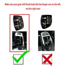 A+Auto Schaltknauf Panel Schaltknopf Abdeckung Emblem M Für BMW X1 X3 X5 F01 F10
